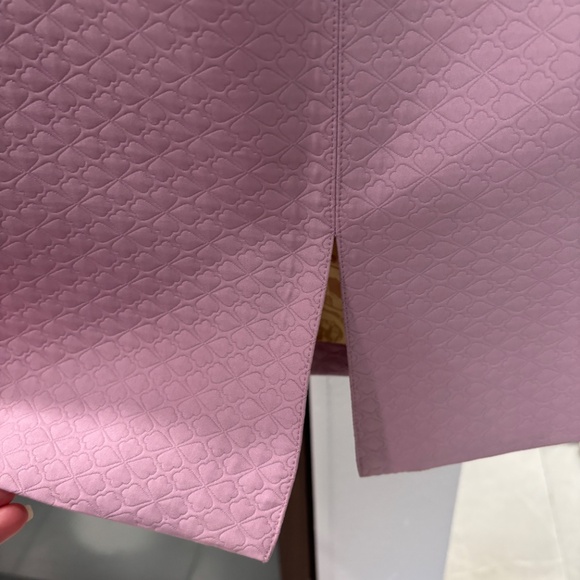 Perry Ellis Faux Leather Pencil Skirt - Mauve / Lilac Size 2 - Picture 8 of 11